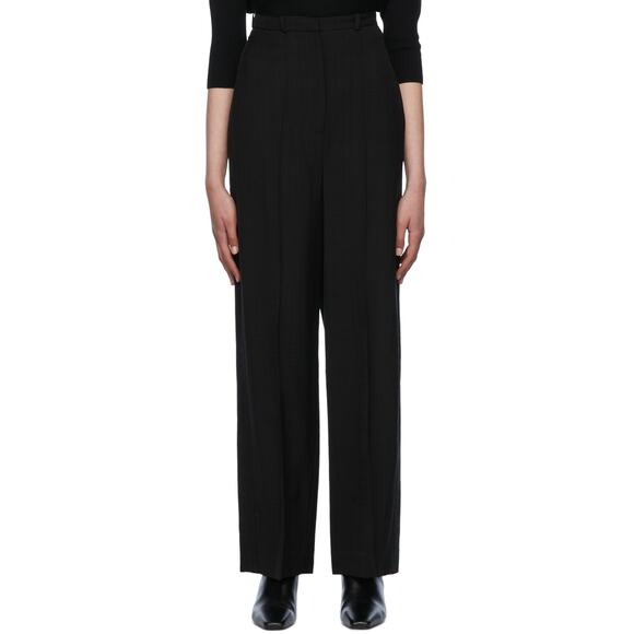 Toteme Tailored Black Studio Trousers Size 36 EU / 4 US - Picture 1 of 4